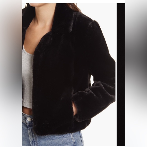 BLANKNYC Cropped Faux Fur Jacket - XXL - Picture 9 of 10